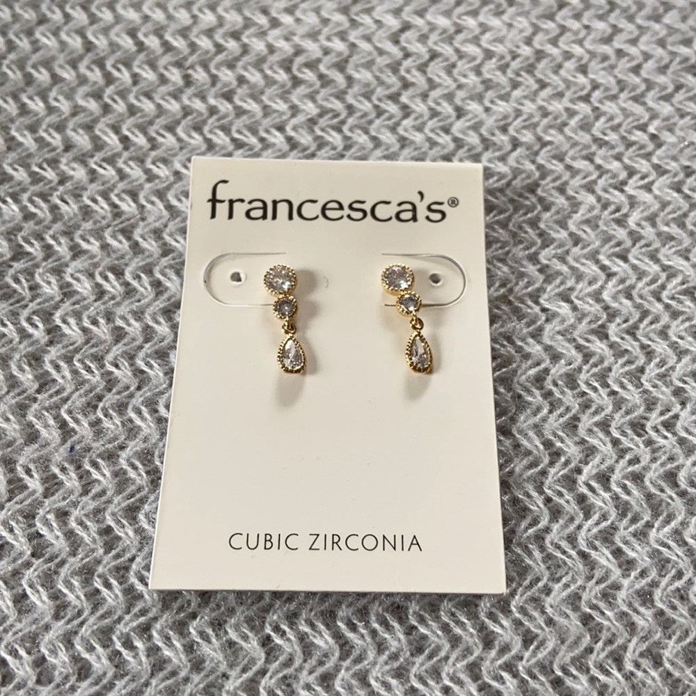 Cubic zirconia earrings